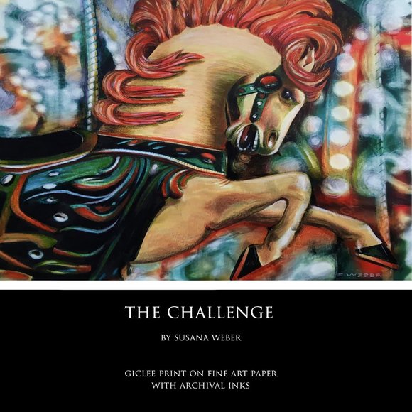 THE CHALLENGE Fine Art Print - Picture 1 of 3